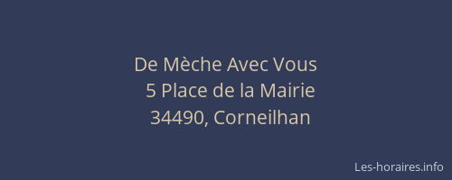 De Mèche Avec Vous