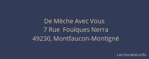 De Mèche Avec Vous