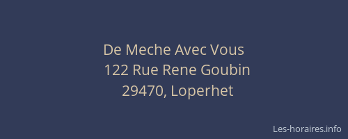 De Meche Avec Vous