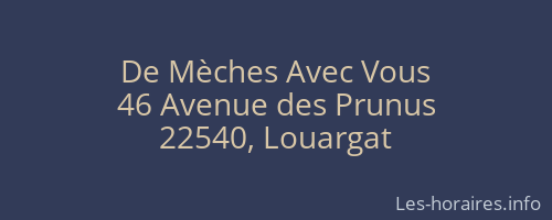 De Mèches Avec Vous