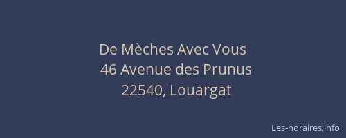 De M&egrave;ches Avec Vous