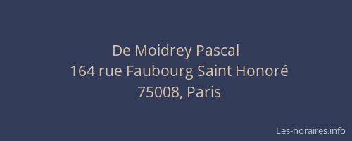De Moidrey Pascal