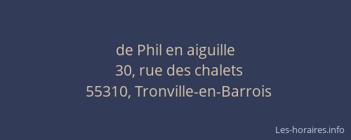 de Phil en aiguille