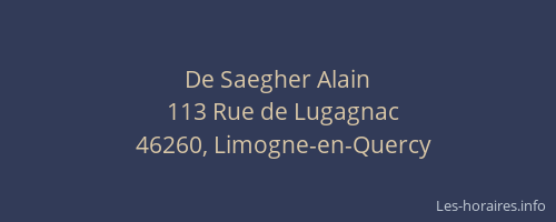 De Saegher Alain