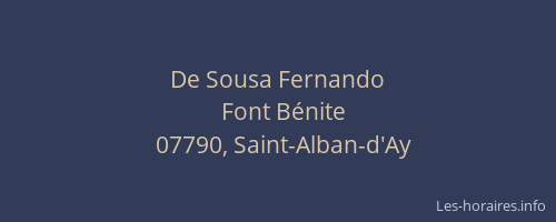 De Sousa Fernando