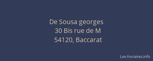 De Sousa georges