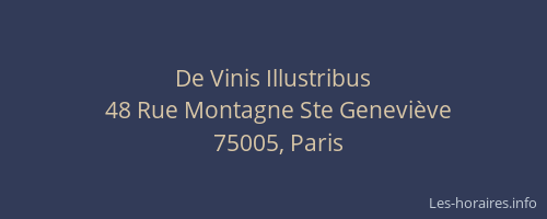 De Vinis Illustribus