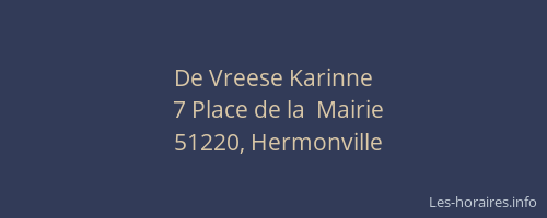 De Vreese Karinne