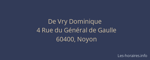 De Vry Dominique