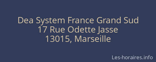 Dea System France Grand Sud