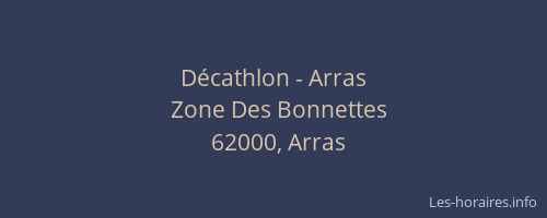 Décathlon - Arras