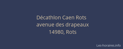 Décathlon Caen Rots