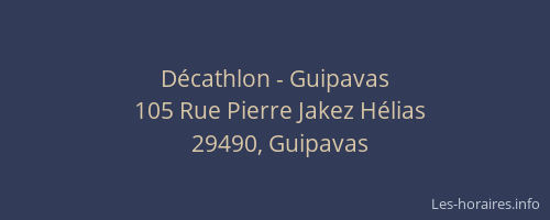 Décathlon - Guipavas