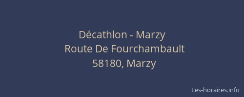 Décathlon - Marzy