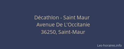 D&eacute;cathlon - Saint Maur