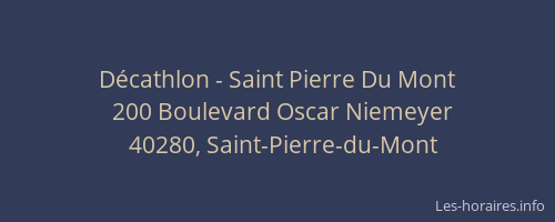 Décathlon - Saint Pierre Du Mont