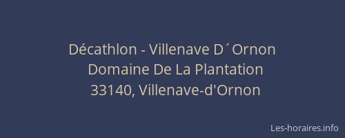 Décathlon - Villenave D´Ornon