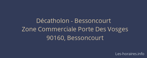 D&eacute;catholon - Bessoncourt