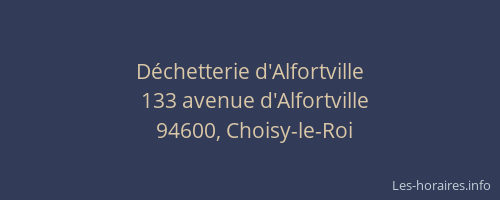 D&eacute;chetterie d'Alfortville