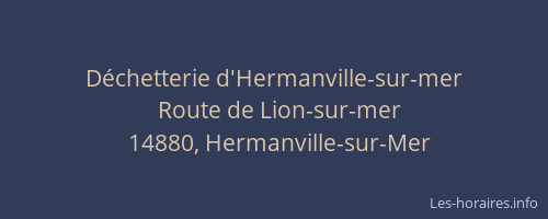 D&eacute;chetterie d'Hermanville-sur-mer