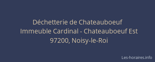 D&eacute;chetterie de Chateauboeuf