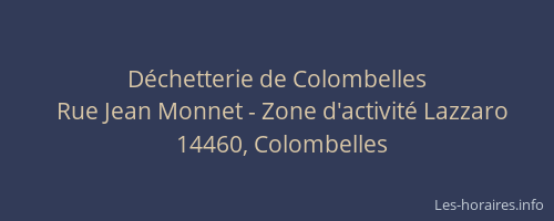 D&eacute;chetterie de Colombelles