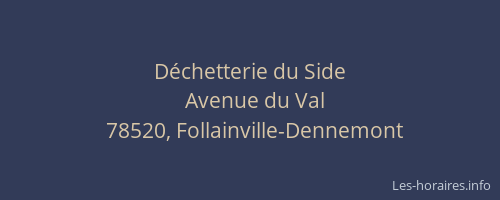 D&eacute;chetterie du Side