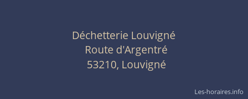 D&eacute;chetterie Louvign&eacute;