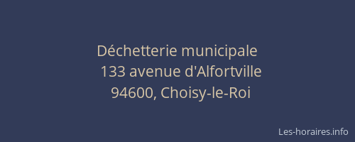 D&eacute;chetterie municipale