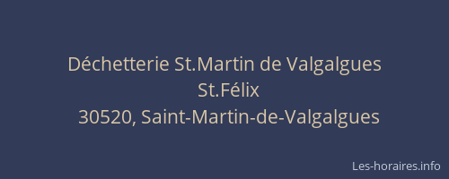 D&eacute;chetterie St.Martin de Valgalgues