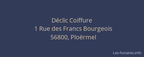 D&eacute;clic Coiffure