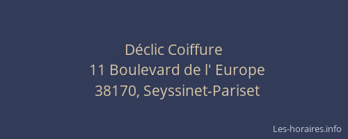 D&eacute;clic Coiffure