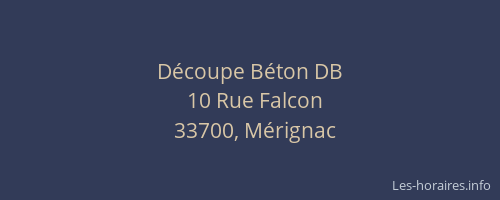 Découpe Béton DB