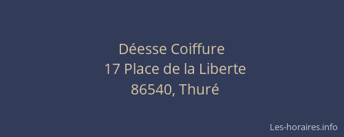 D&eacute;esse Coiffure
