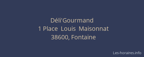D&eacute;li'Gourmand