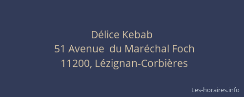D&eacute;lice Kebab