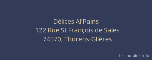 D&eacute;lices Al'Pains