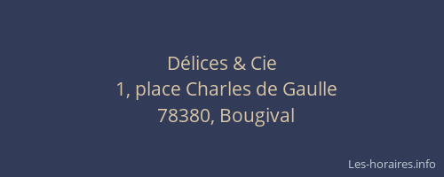 D&eacute;lices & Cie