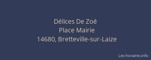 D&eacute;lices De Zo&eacute;