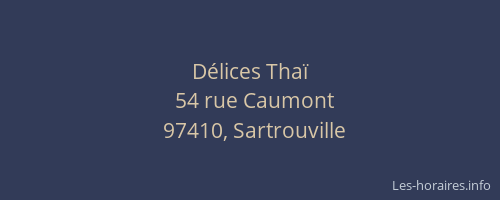 D&eacute;lices Tha&iuml;