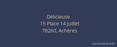 D&eacute;licieuse
