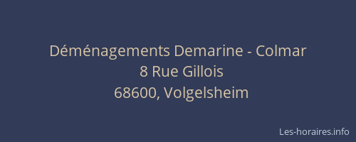D&eacute;m&eacute;nagements Demarine - Colmar