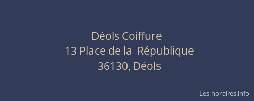 D&eacute;ols Coiffure