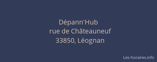 D&eacute;pann'Hub