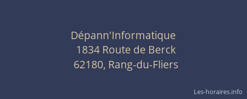 D&eacute;pann'Informatique