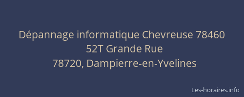 D&eacute;pannage informatique Chevreuse 78460