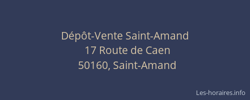Dépôt-Vente Saint-Amand