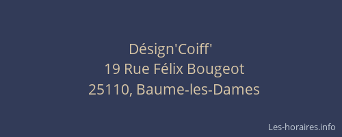 D&eacute;sign'Coiff'