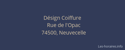 D&eacute;sign Coiffure