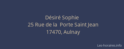Désiré Sophie